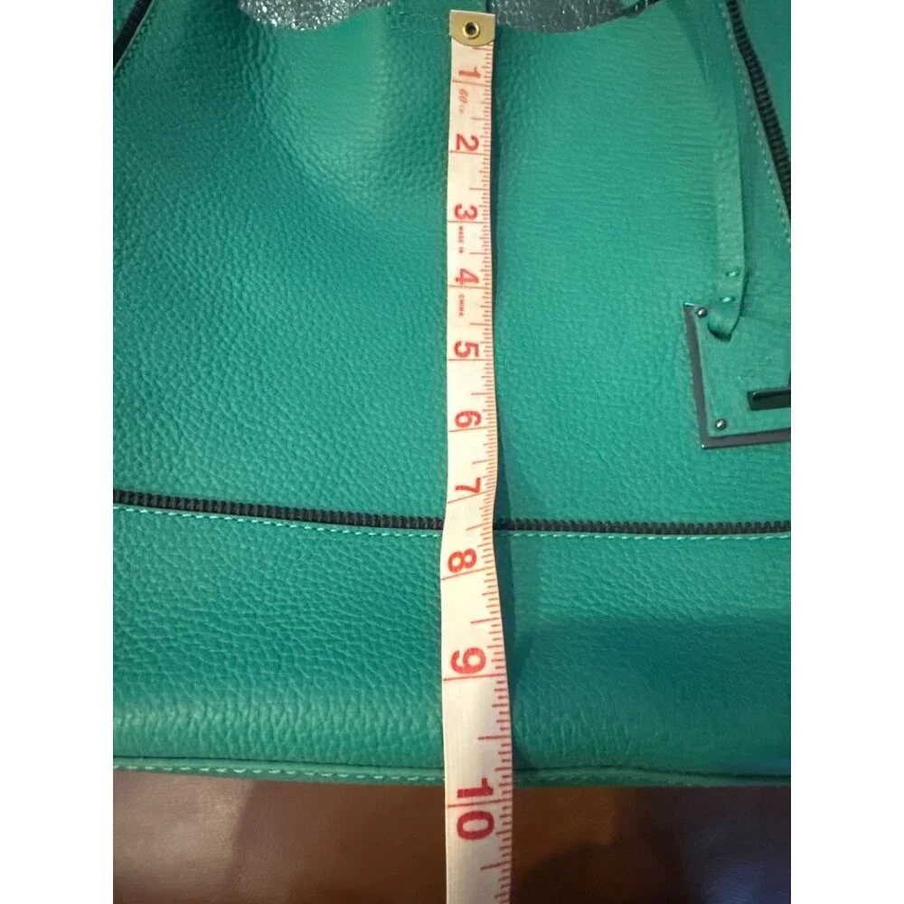 Botkier Soho Bite Size Clover Green Leather Tote Bag Satchel Crossbody New
